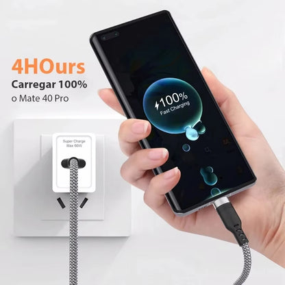 5-Meter Type-C USB 5A Super Charging Cable for Huawei, Xiaomi, Vivo, and Leeco Smartphones