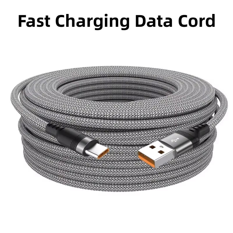 5-Meter Type-C USB 5A Super Charging Cable for Huawei, Xiaomi, Vivo, and Leeco Smartphones