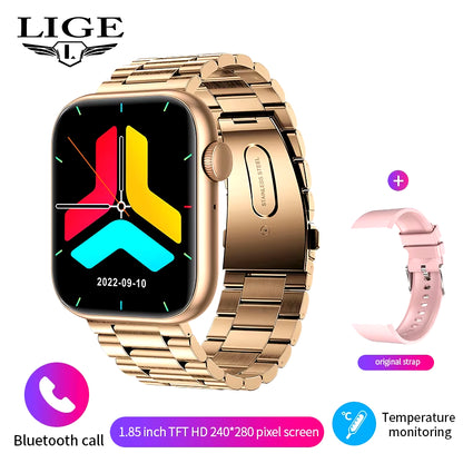 2025 Smart Watch with Wireless Charging, Bluetooth Calling, Fitness Tracking, and Customizable Watch Face for Men and Women