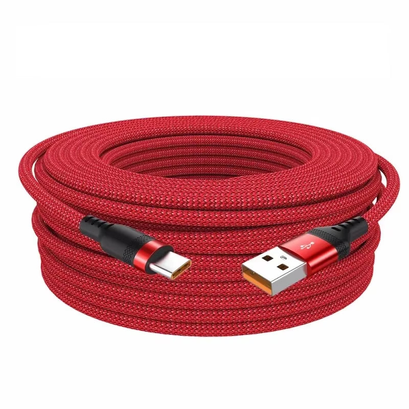 5-Meter Type-C USB 5A Super Charging Cable for Huawei, Xiaomi, Vivo, and Leeco Smartphones