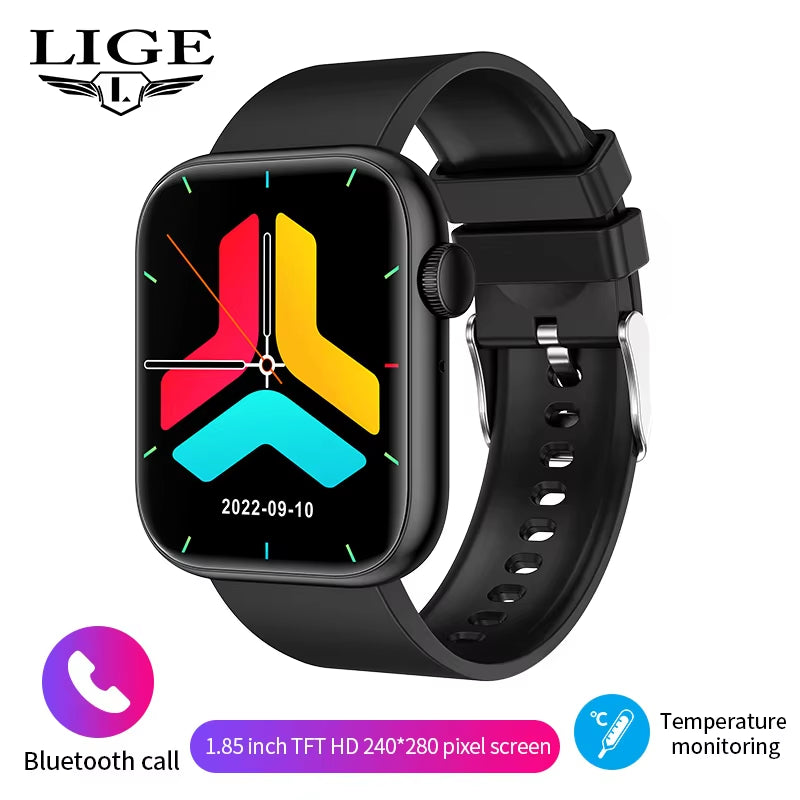 2025 Smart Watch with Wireless Charging, Bluetooth Calling, Fitness Tracking, and Customizable Watch Face for Men and Women
